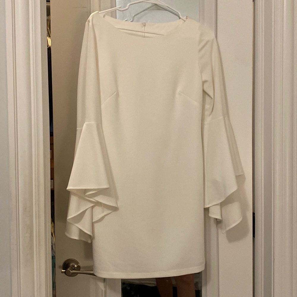Jay Godfrey Dramatic Sleeve Shift Dress